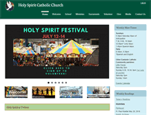 Tablet Screenshot of holyspirit-indy.org
